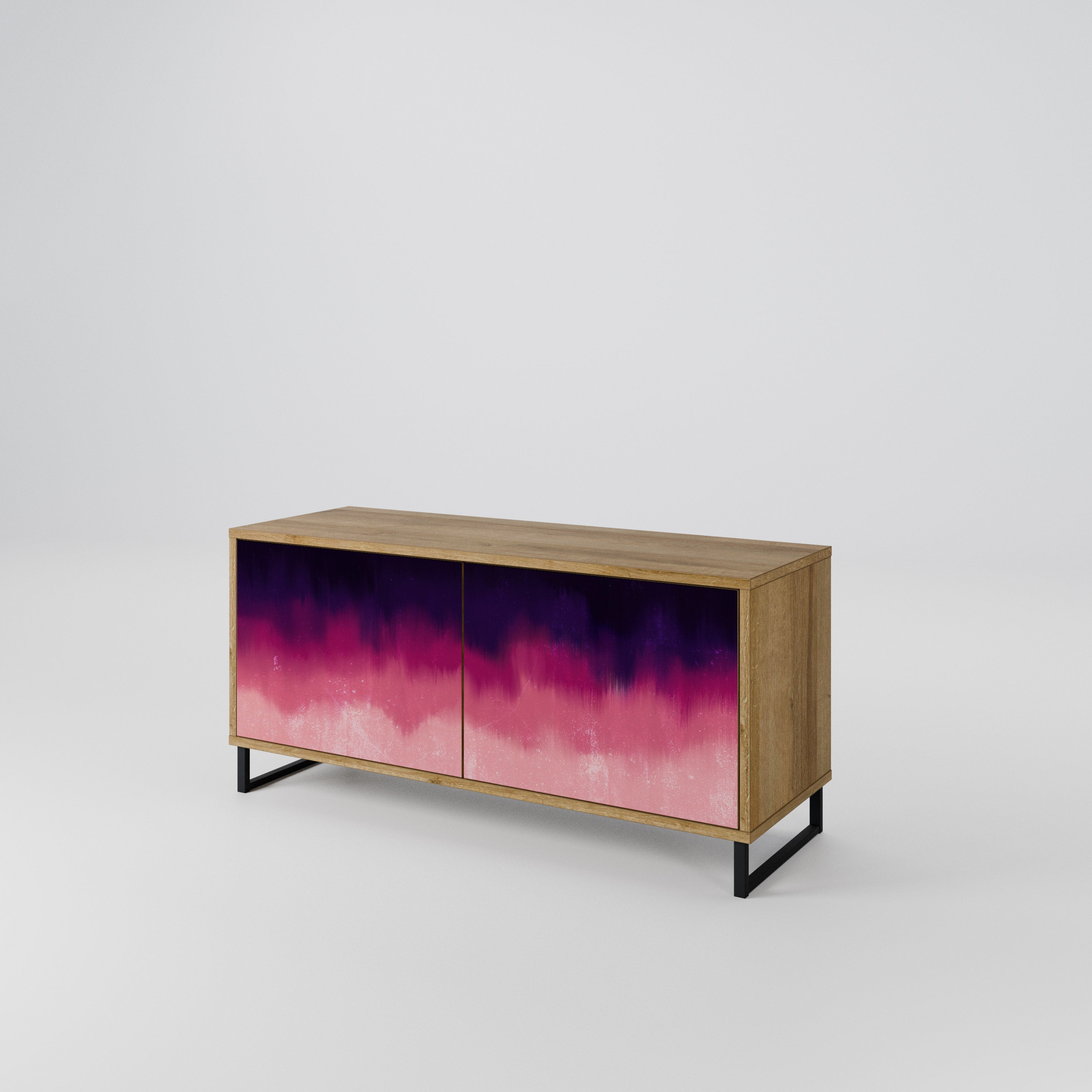 AURORA BOREALIS Compact 2-Door TV Cabinet