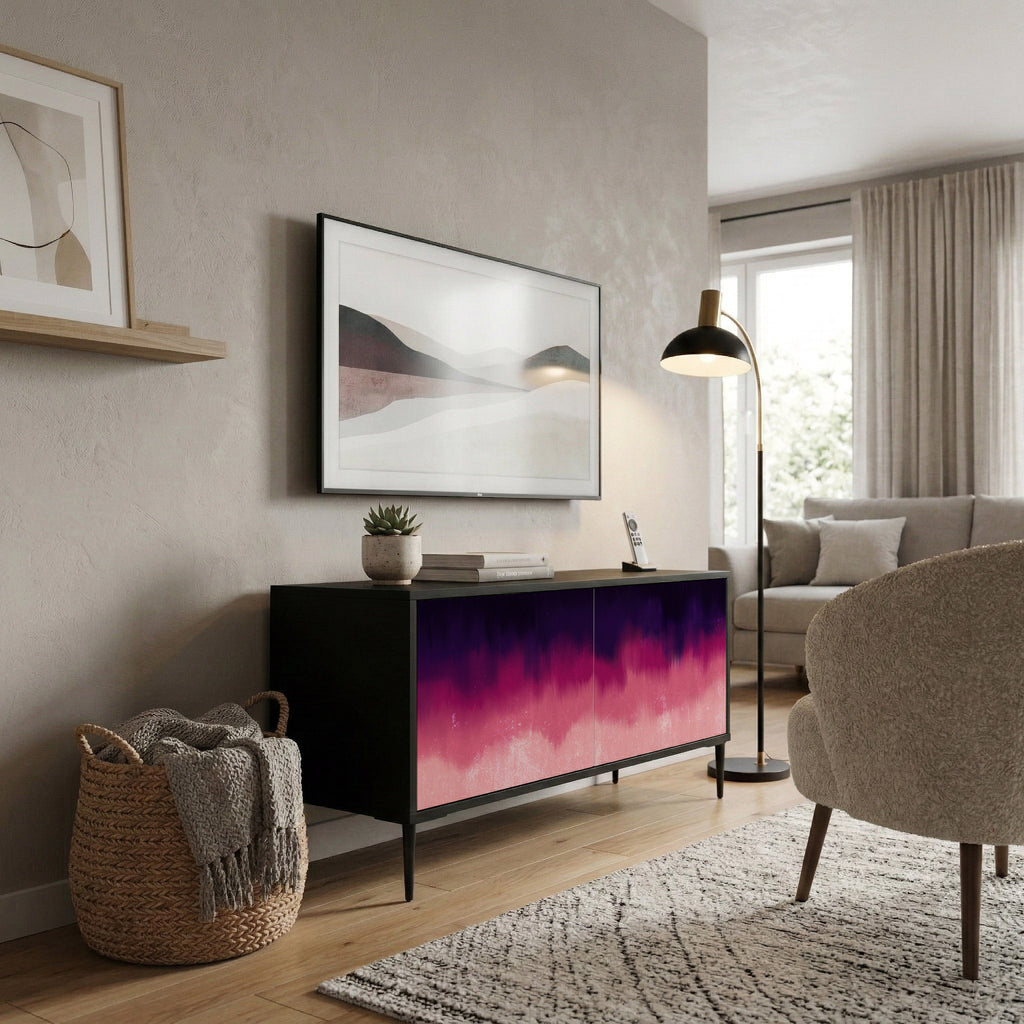 AURORA BOREALIS Kompaktes 2-türiges TV-Lowboard