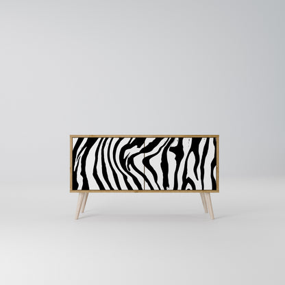 SPLENDID ZEBRA Kompaktes 2-türiges TV-Lowboard
