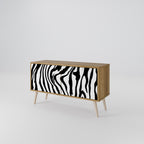 SPLENDID ZEBRA Compact 2-Door TV Cabinet