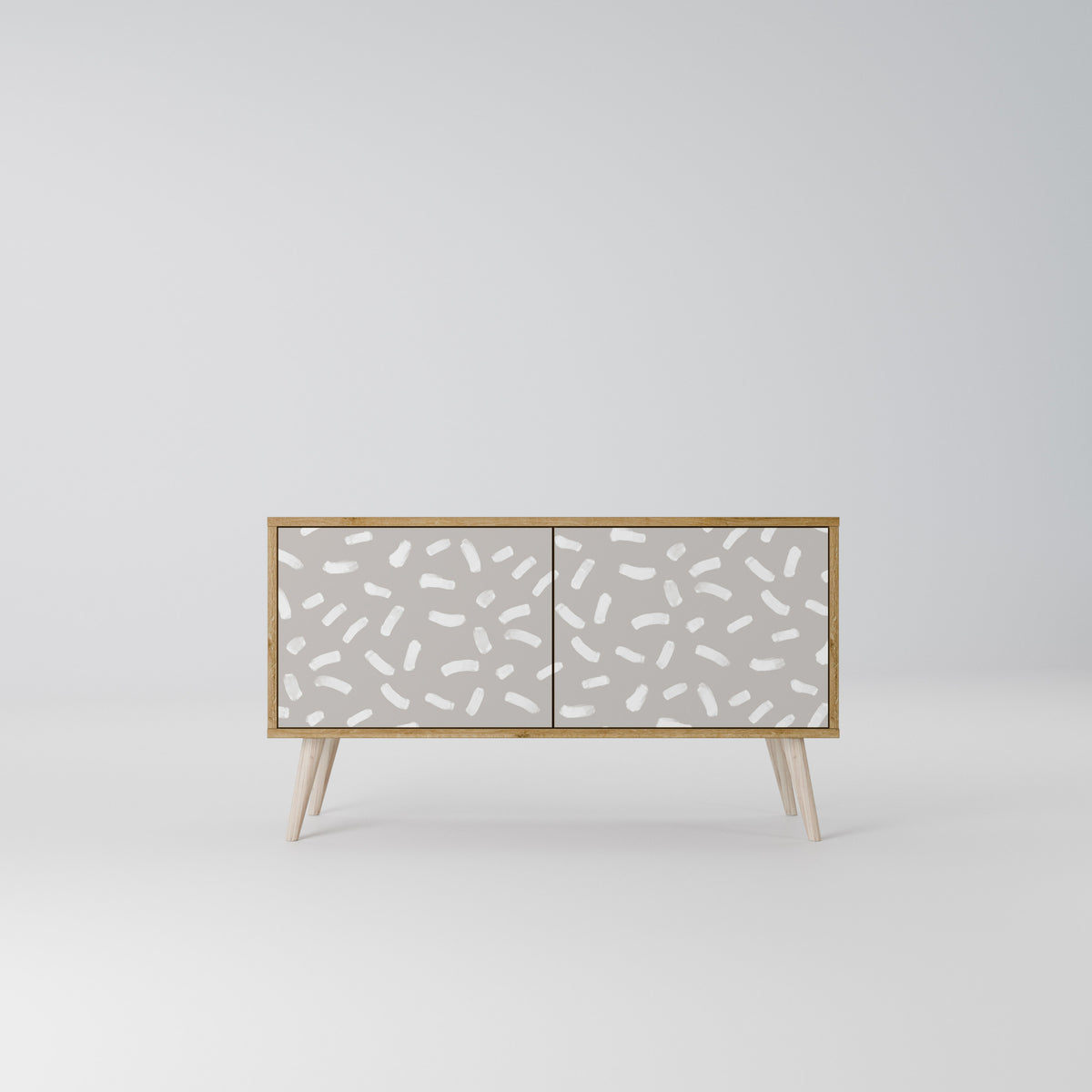 PASSING SECONDS Kompaktes 2-türiges TV-Lowboard