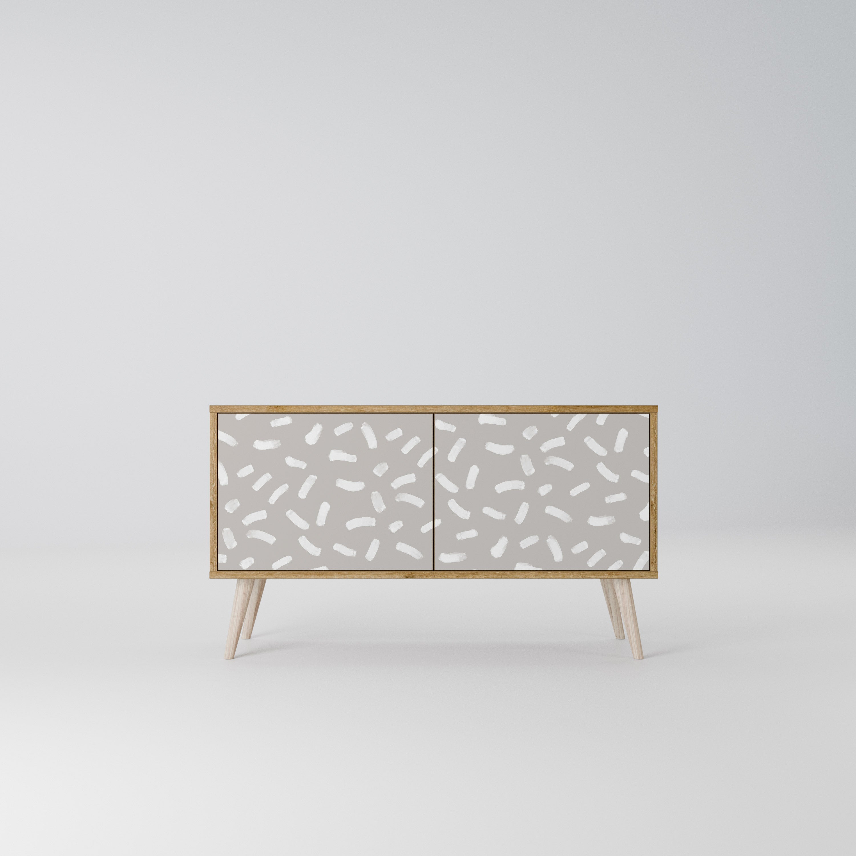 PASSING SECONDS Kompaktes 2-türiges TV-Lowboard