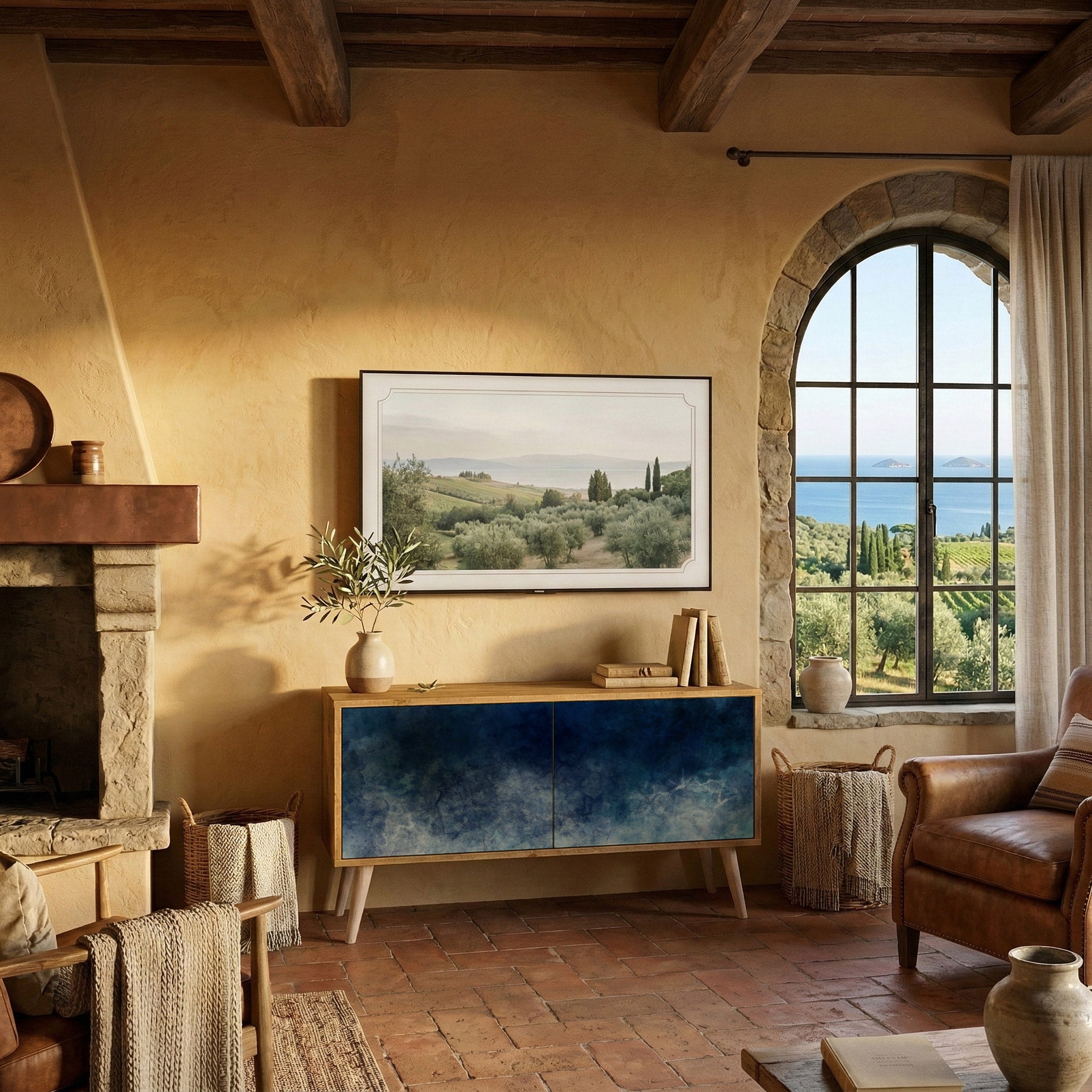 CELESTIAL FALL Kompaktes 2-türiges TV-Lowboard