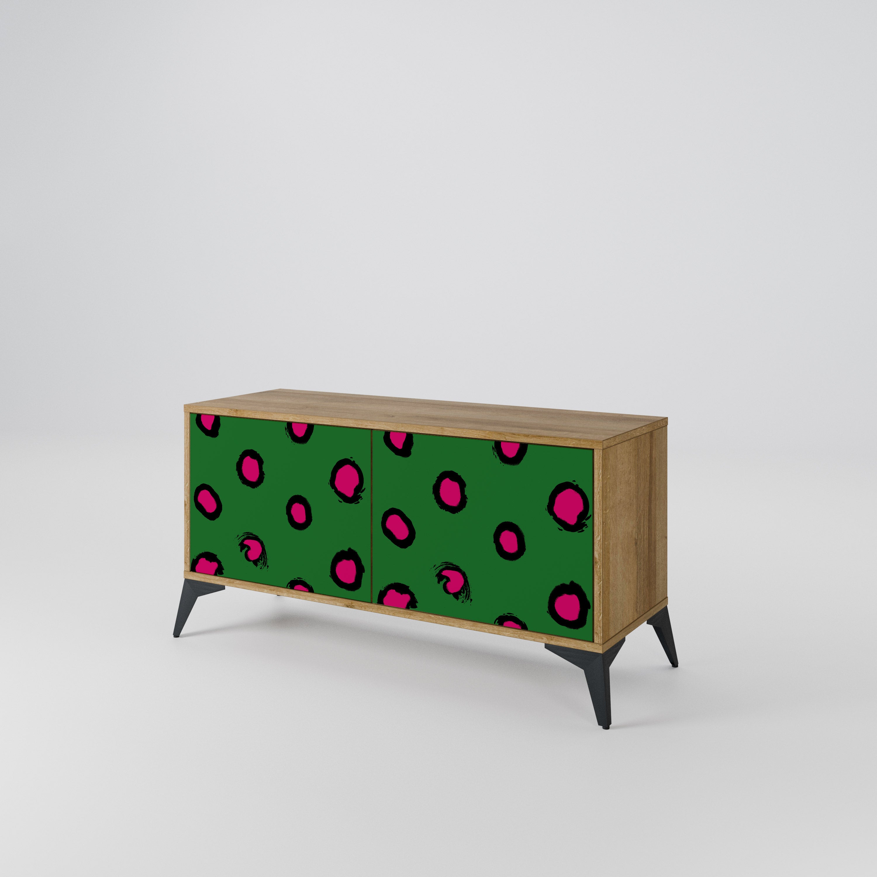FUNKY SPOTS Compact 2-Door TV Cabinet