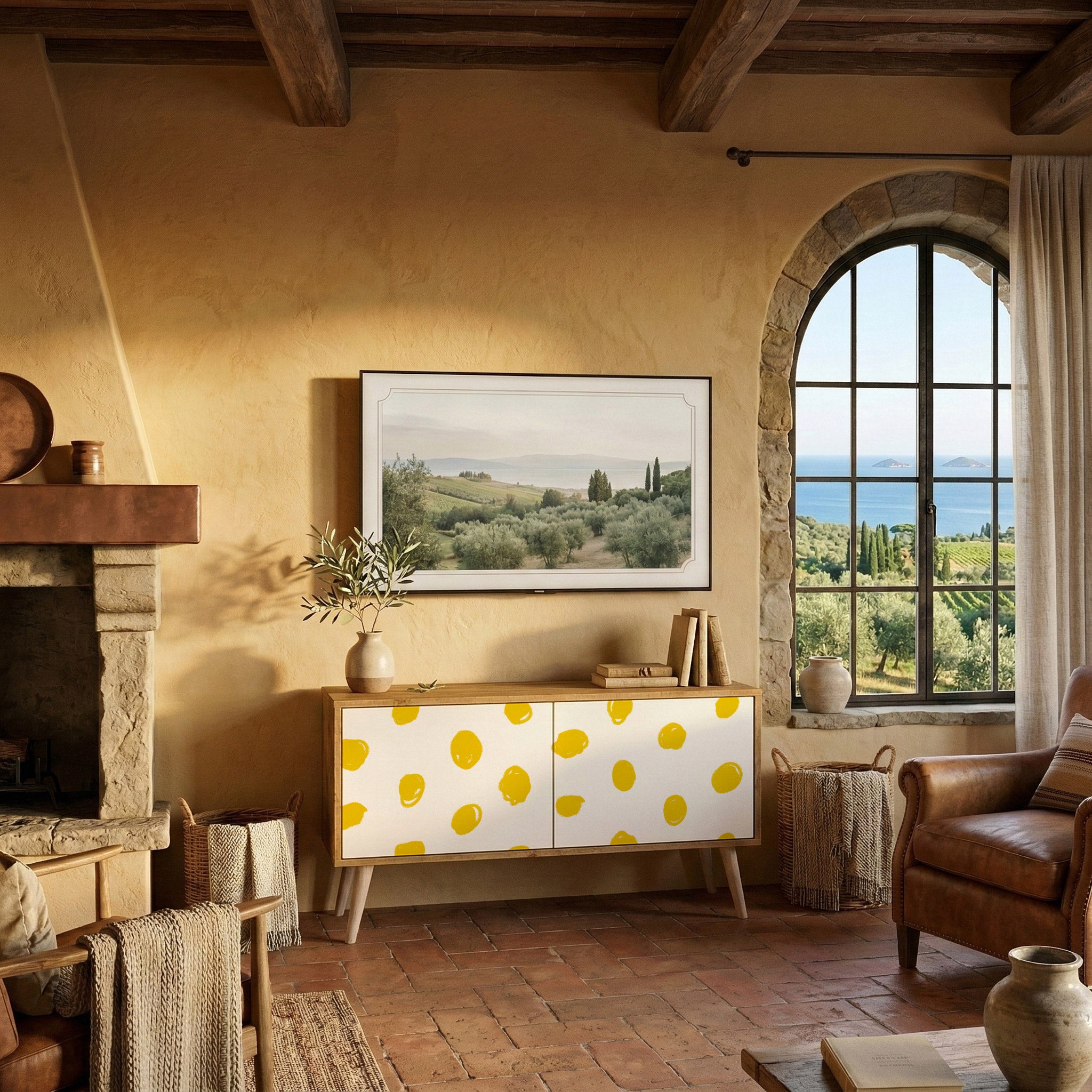 RADIANT REVERIE Kompaktes 2-türiges TV-Lowboard