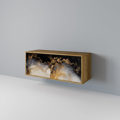 MARBLE OF TOMMORROW Kompaktes 2-türiges TV-Lowboard