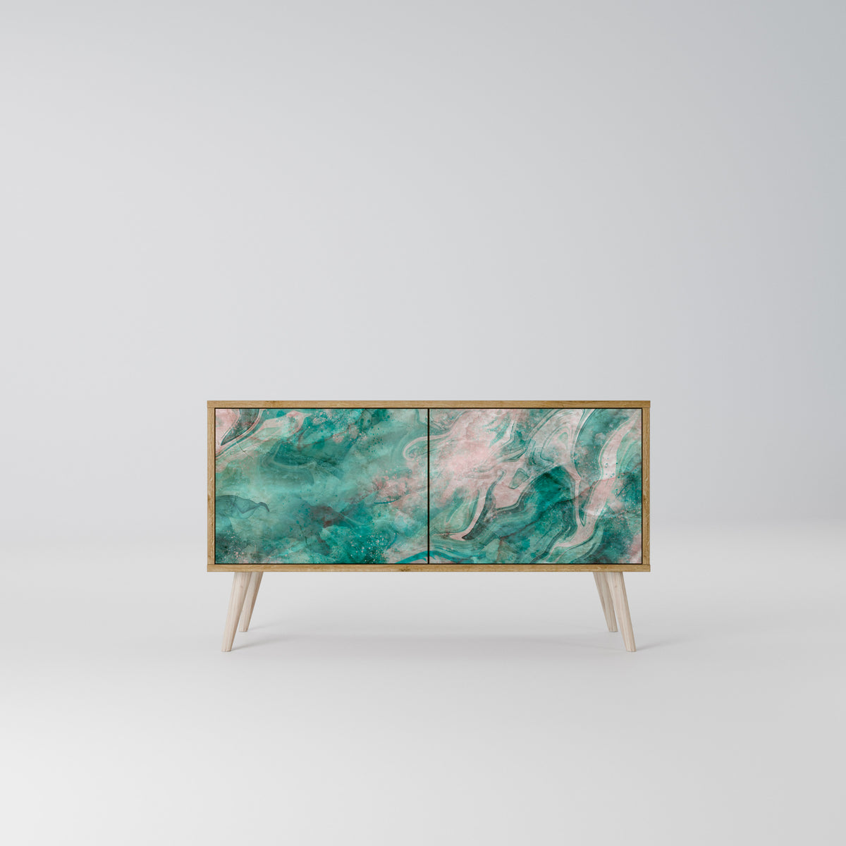 ABSTRACT ALCHEMY Compact 2-Door TV Cabinet