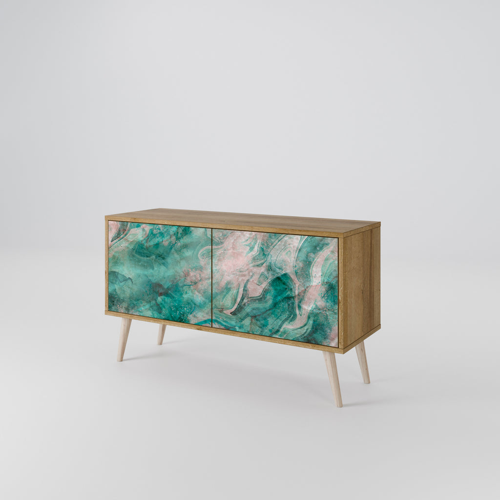 ABSTRACT ALCHEMY Compact 2-Door TV Cabinet