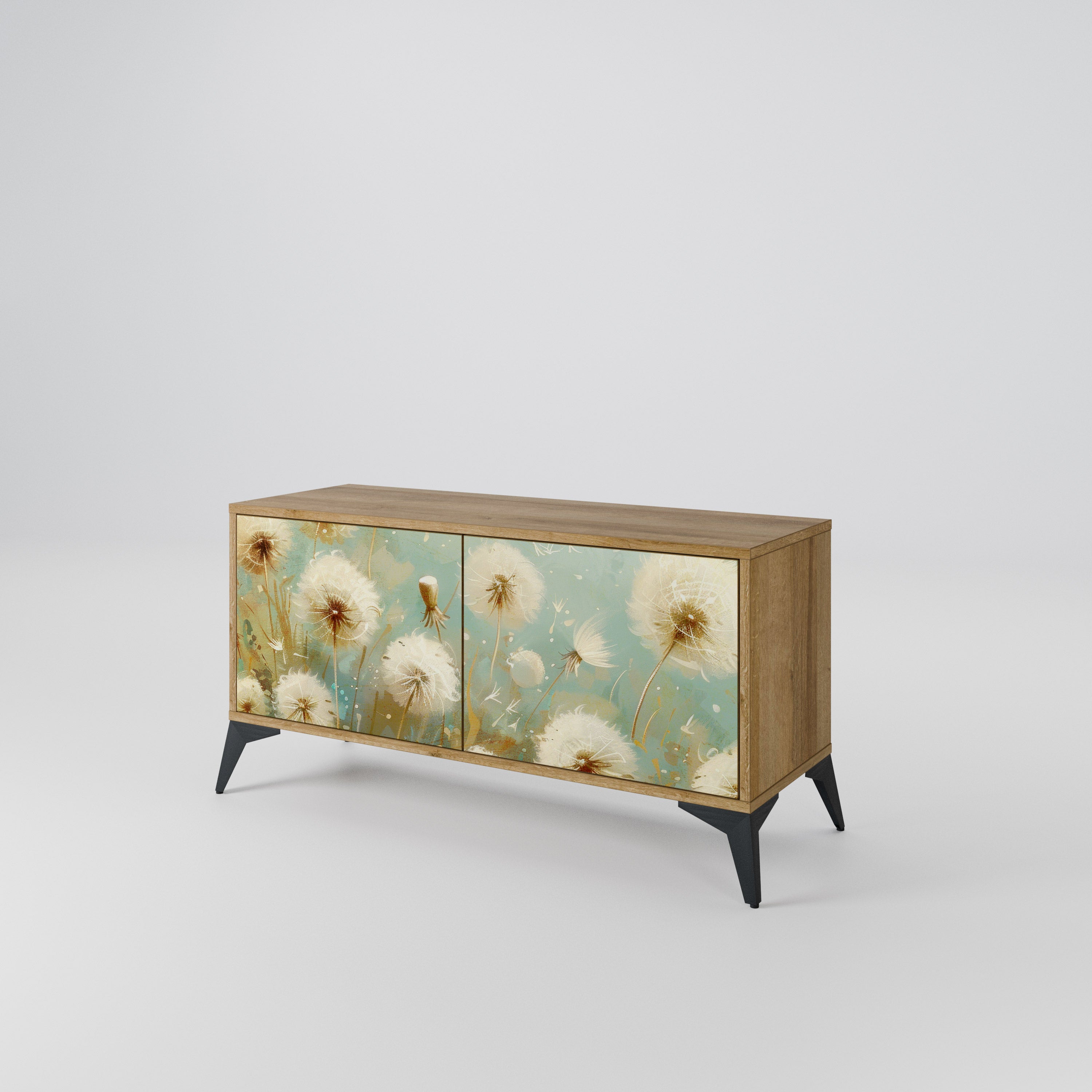 DREAMY MEADOW Compact 2-Door TV Cabinet