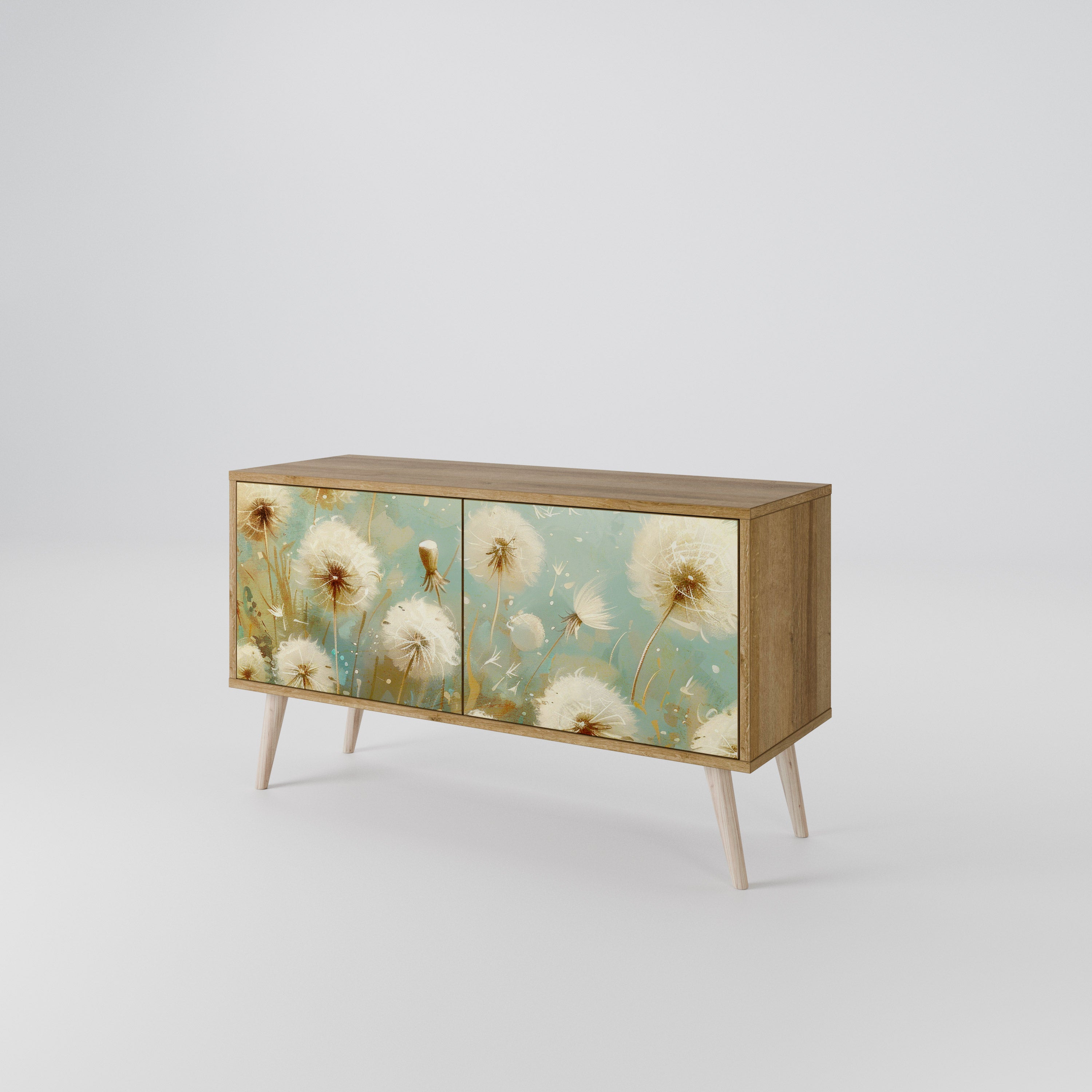 DREAMY MEADOW Compact 2-Door TV Cabinet