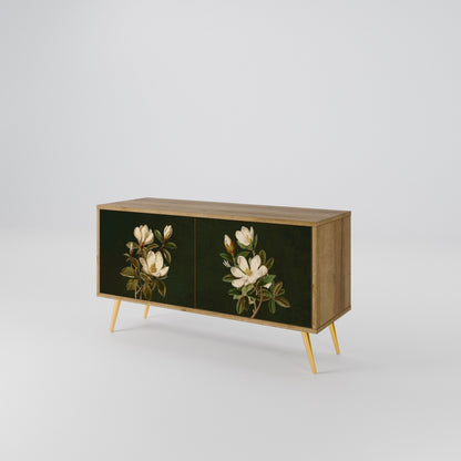 FLORAL NOIR Kompaktes 2-türiges TV-Lowboard