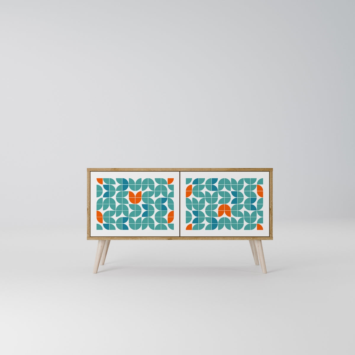 BE THE CHANGE Kompaktes 2-türiges TV-Lowboard