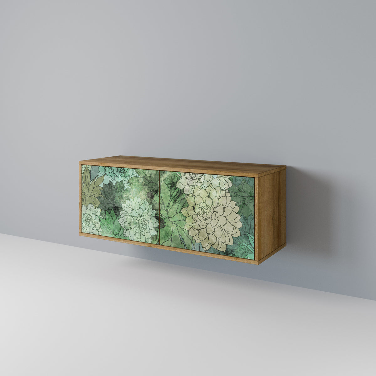 SUCCULENT CLUSTER Kompaktes 2-türiges TV-Lowboard