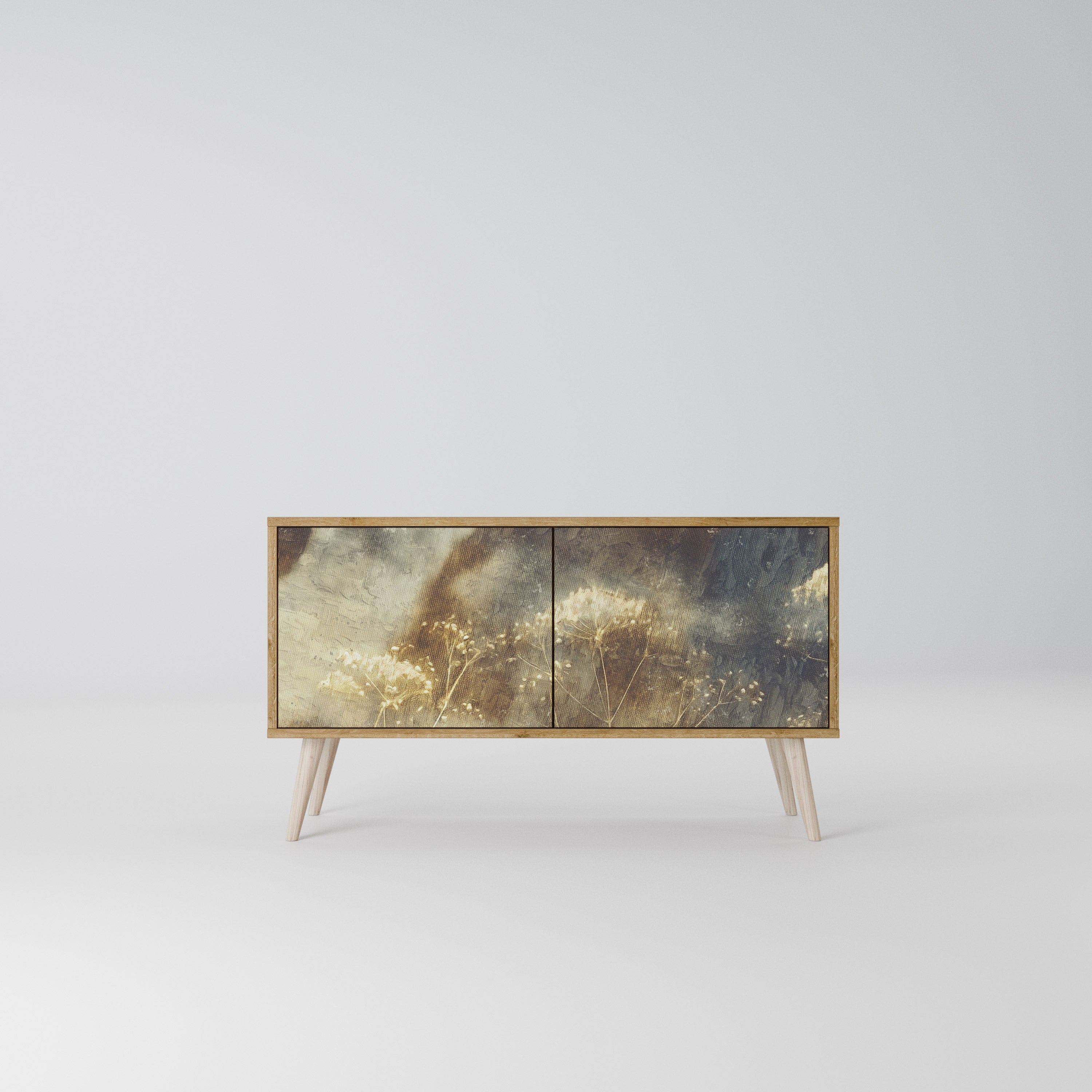 GENTLE POWER Kompaktes 2-türiges TV-Lowboard