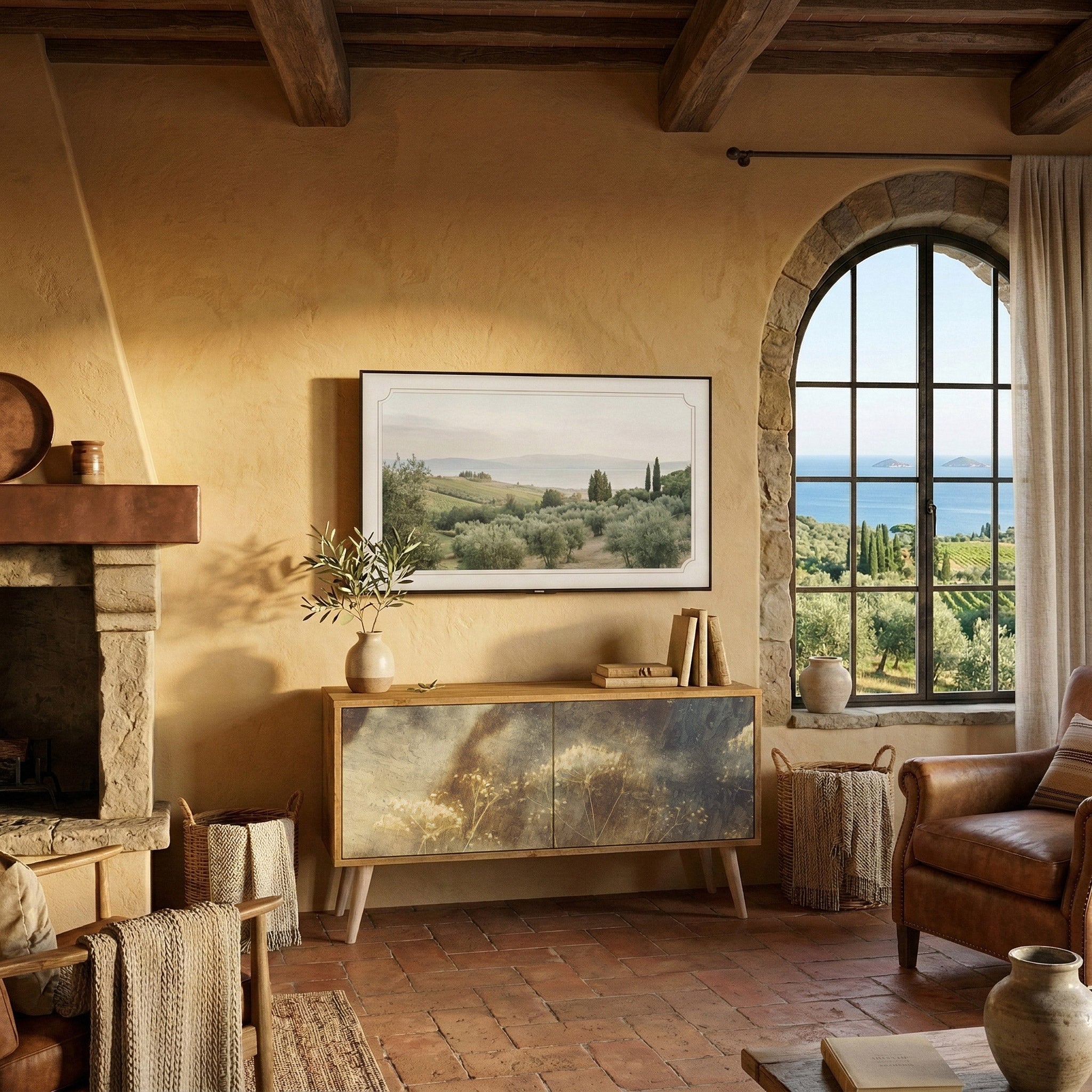 GENTLE POWER Kompaktes 2-türiges TV-Lowboard