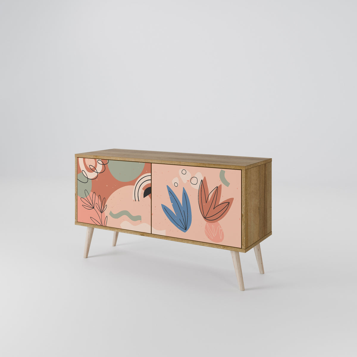 PASTEL DESTINY Compact 2-Door TV Cabinet