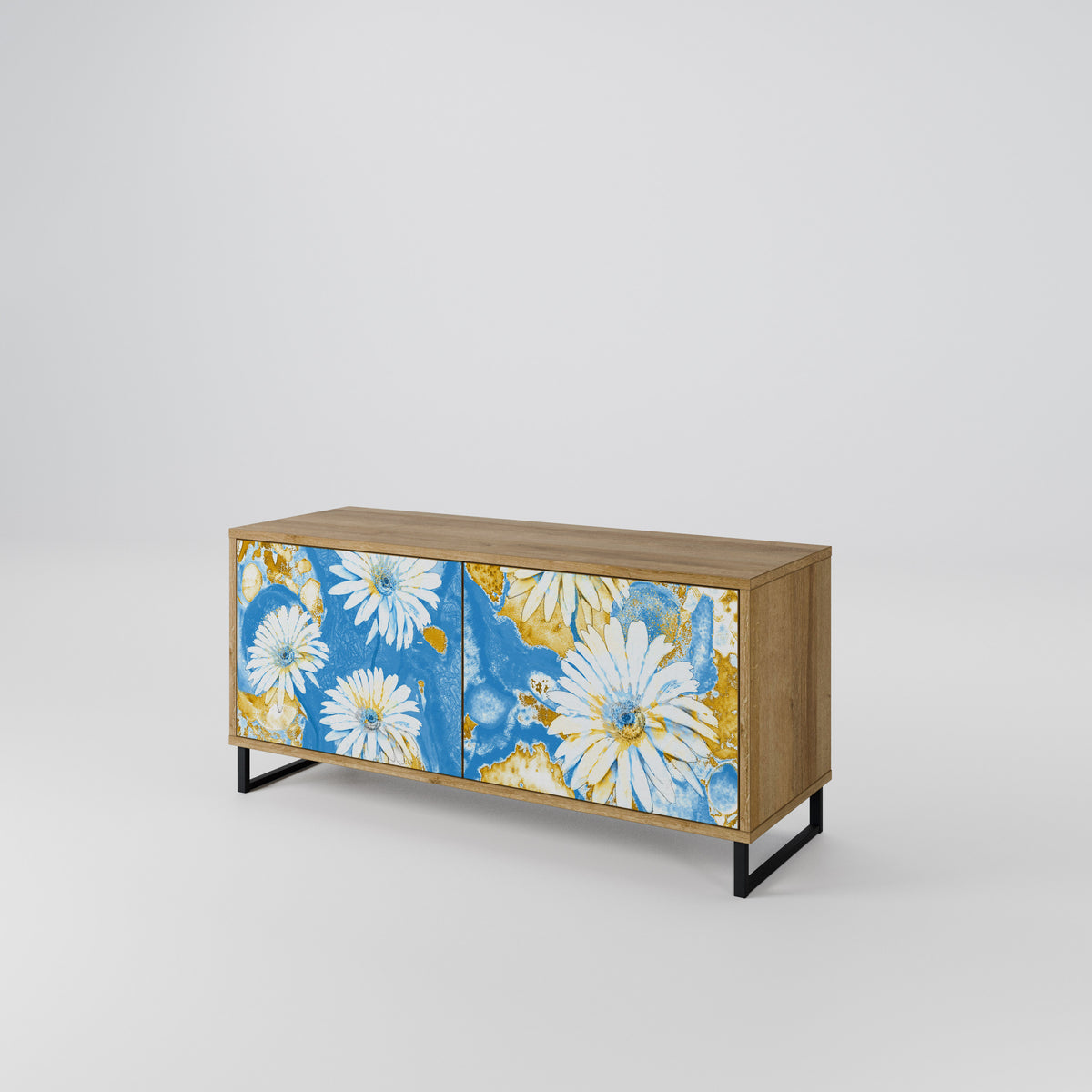 DAISY LUXE Kompaktes 2-türiges TV-Lowboard
