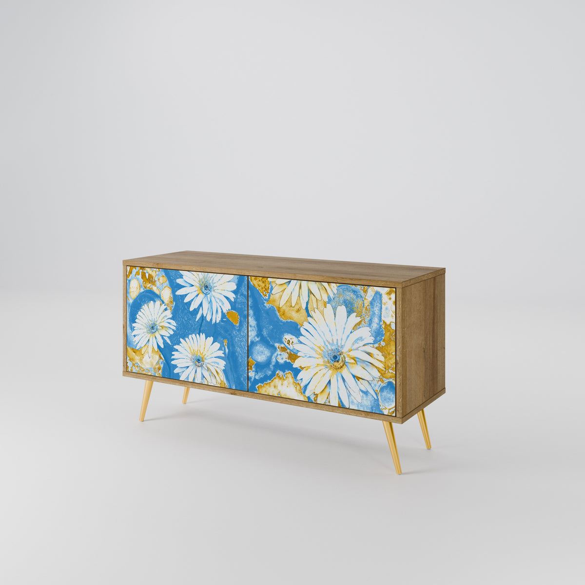 DAISY LUXE Kompaktes 2-türiges TV-Lowboard