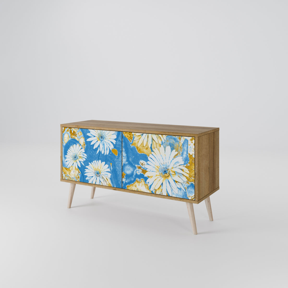 DAISY LUXE Kompaktes 2-türiges TV-Lowboard
