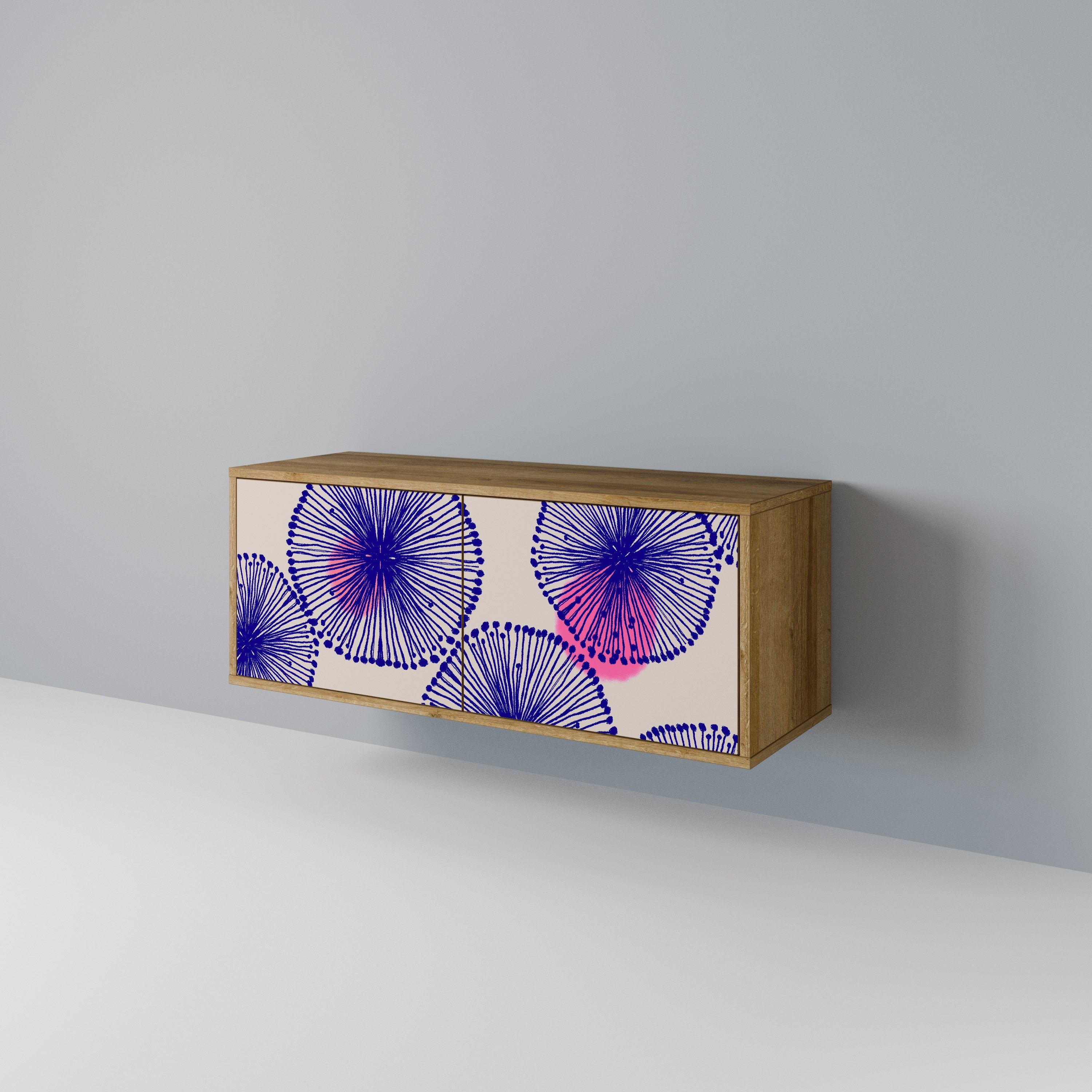 MAGIC NATURE Compact 2-Door TV Cabinet