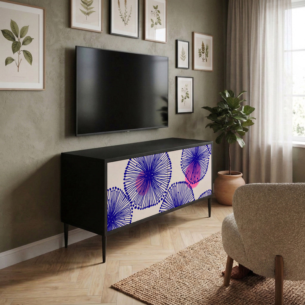 MAGIC NATURE Kompaktes 2-türiges TV-Lowboard