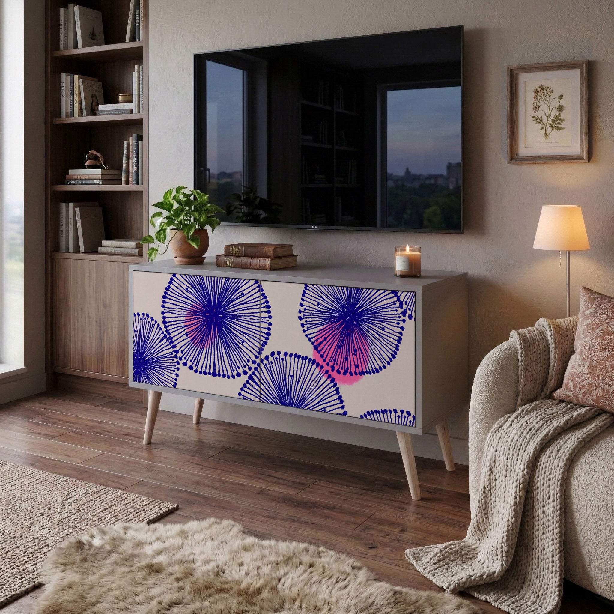 MAGIC NATURE Kompaktes 2-türiges TV-Lowboard