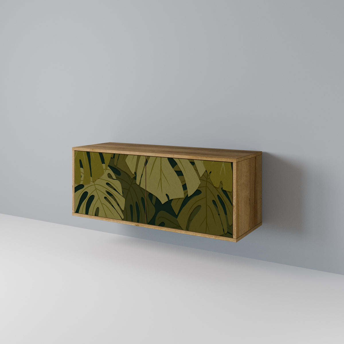 TROPICAL BEAUTY Kompaktes 2-türiges TV-Lowboard