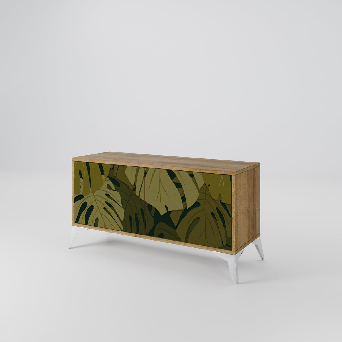 TROPICAL BEAUTY Kompaktes 2-türiges TV-Lowboard