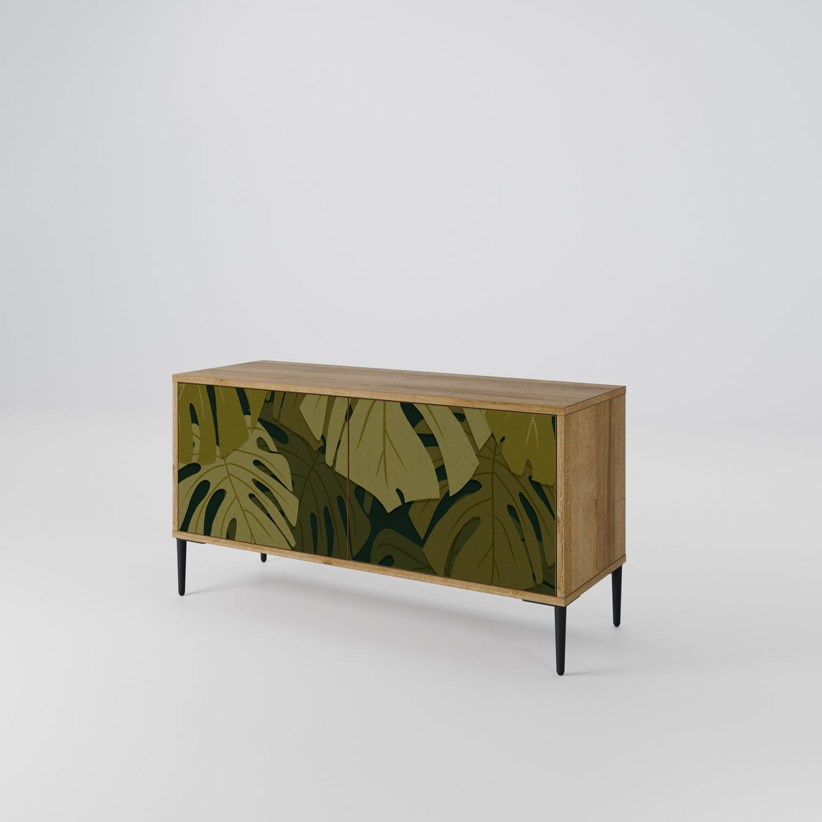 TROPICAL BEAUTY Kompaktes 2-türiges TV-Lowboard