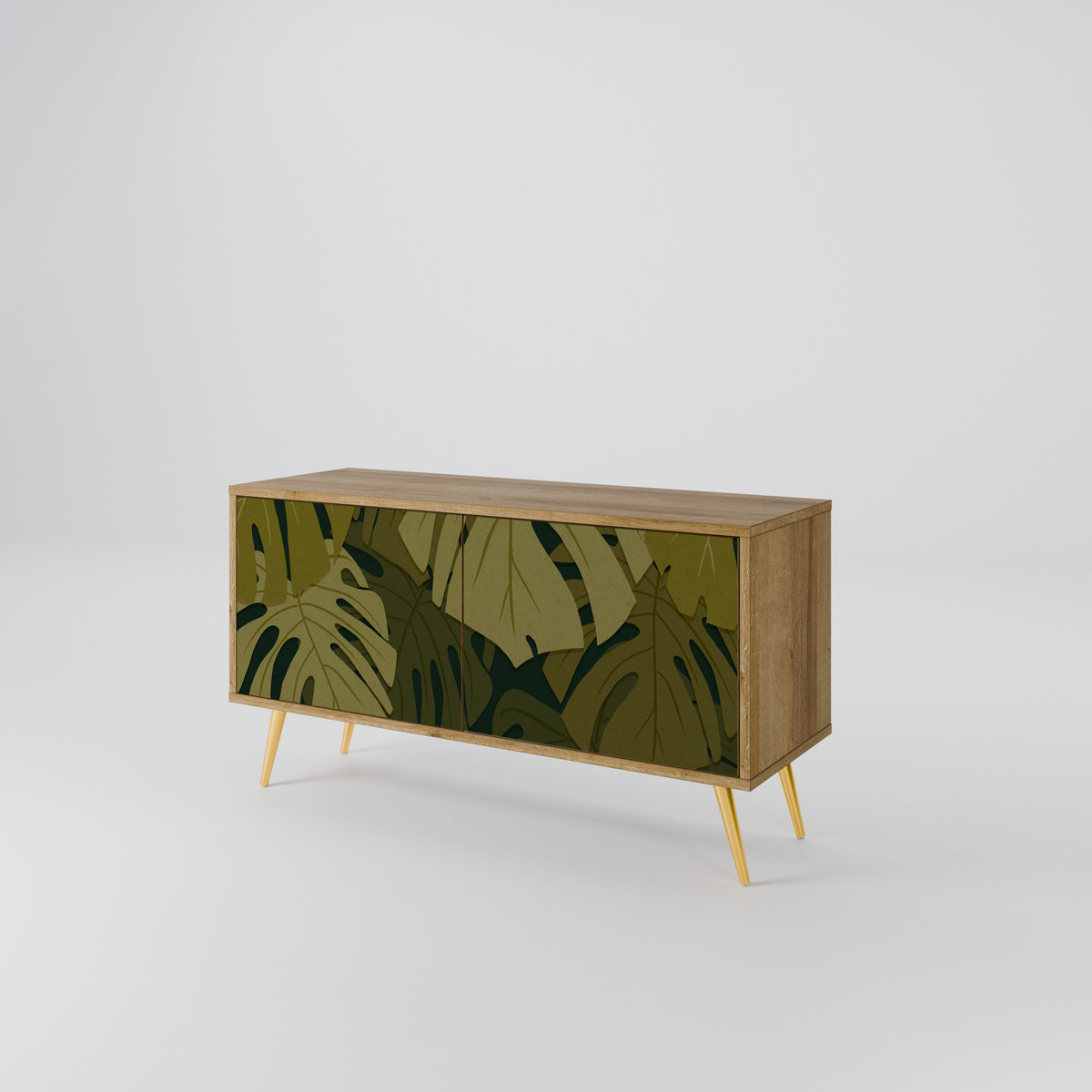 TROPICAL BEAUTY Kompaktes 2-türiges TV-Lowboard