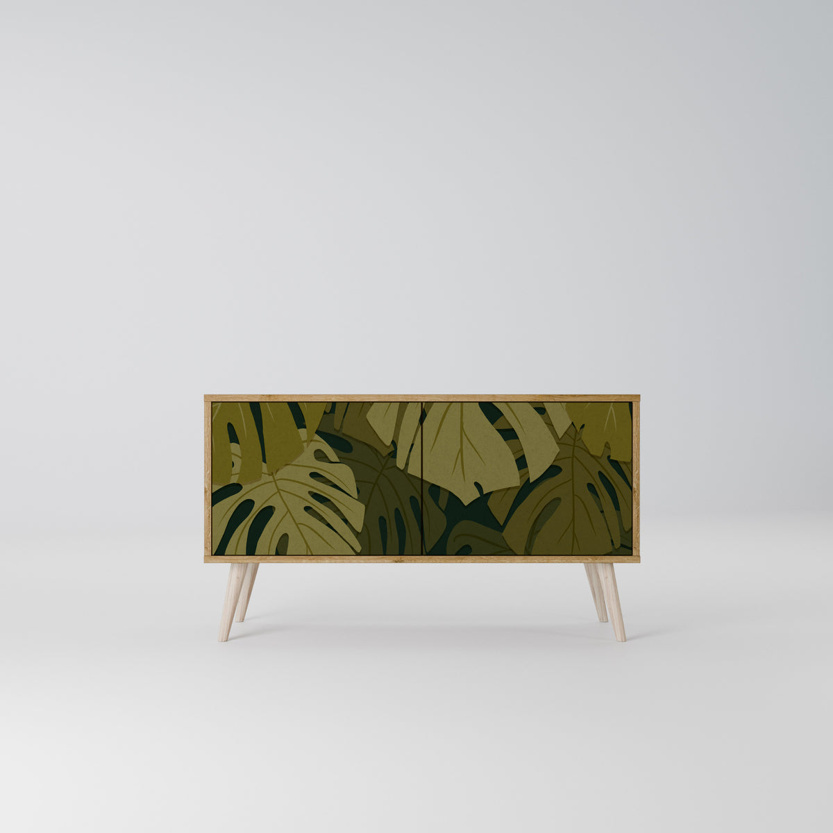TROPICAL BEAUTY Kompaktes 2-türiges TV-Lowboard