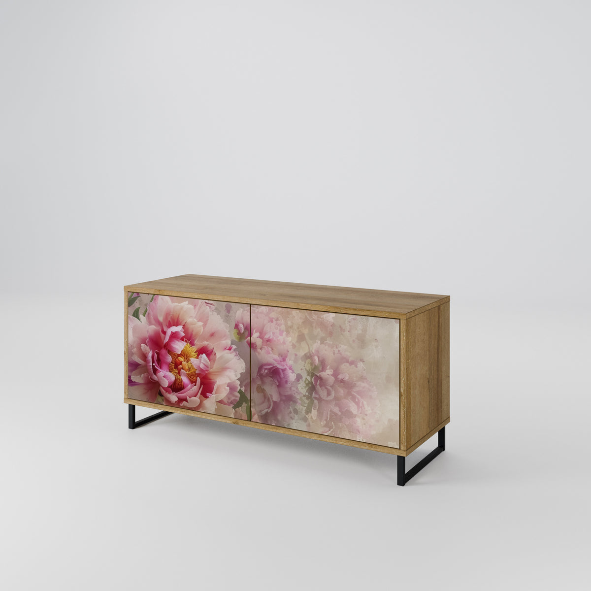 PEONY WHISPER Kompaktes 2-türiges TV-Lowboard