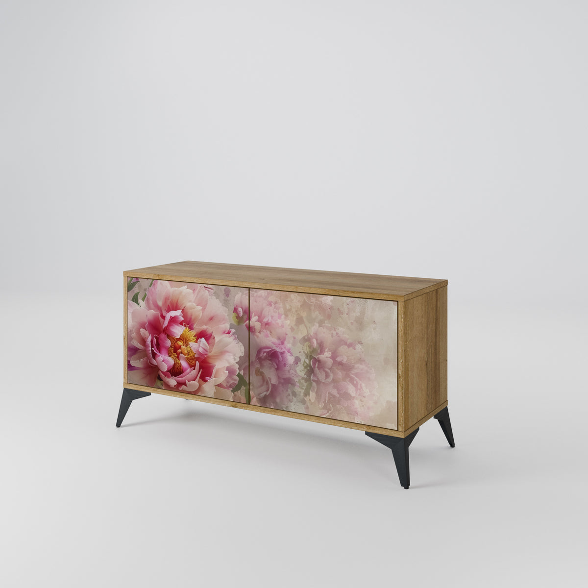 PEONY WHISPER Kompaktes 2-türiges TV-Lowboard