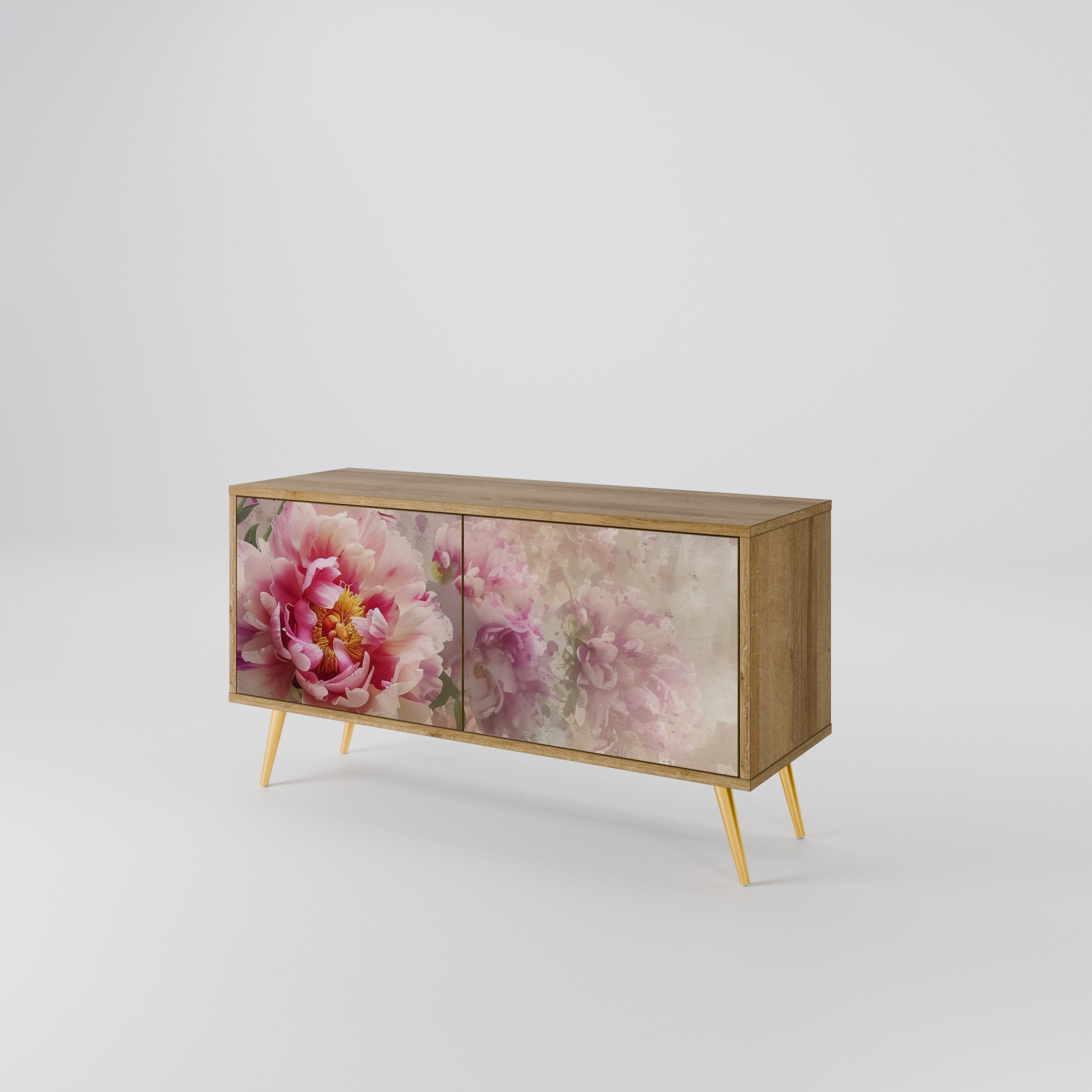 PEONY WHISPER Compact 2-Door TV Cabinet