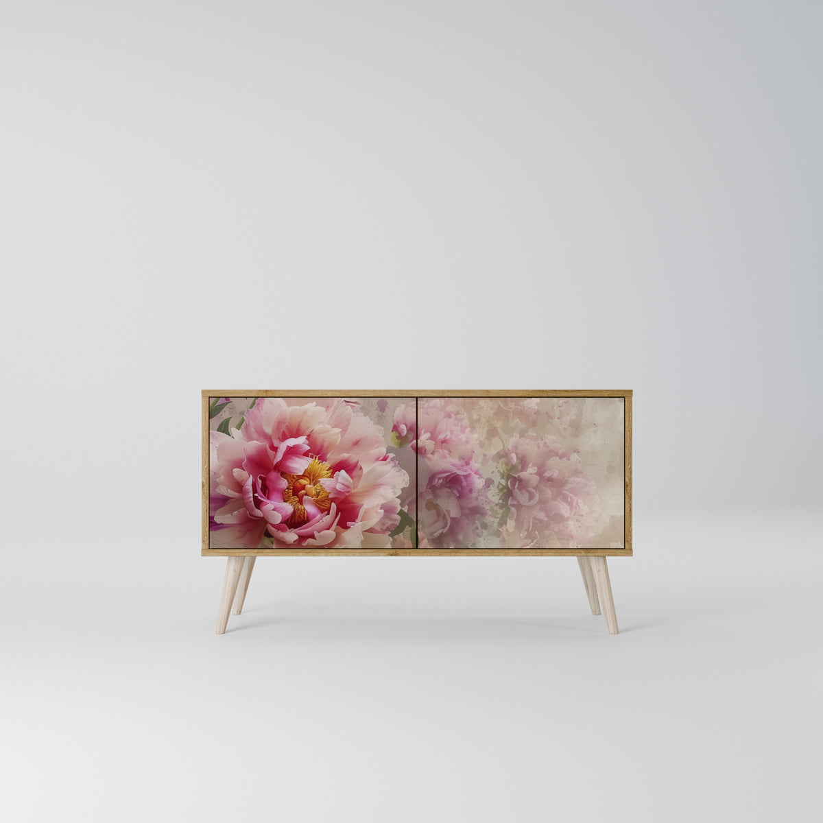 PEONY WHISPER Kompaktes 2-türiges TV-Lowboard