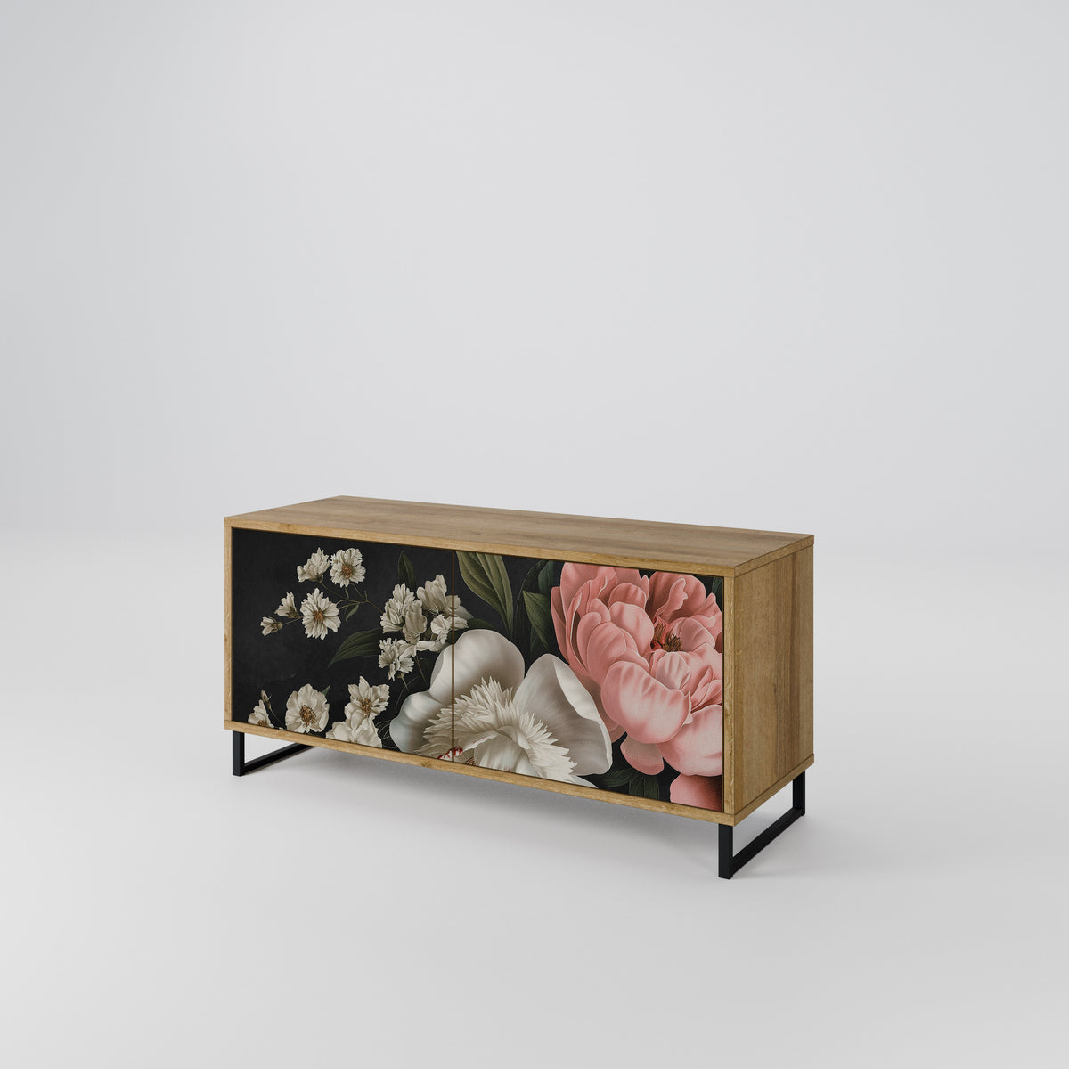 LUSH ELEGANCE Kompaktes 2-türiges TV-Lowboard
