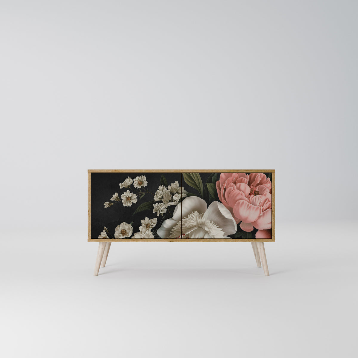 LUSH ELEGANCE Kompaktes 2-türiges TV-Lowboard