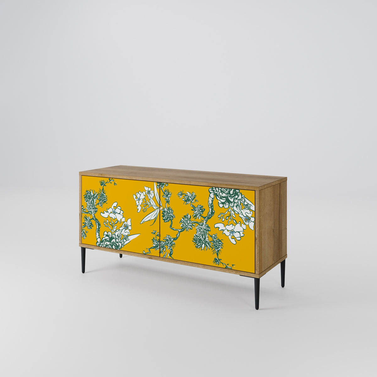 YELLOW CHINOISERIE Kompaktes 2-türiges TV-Lowboard