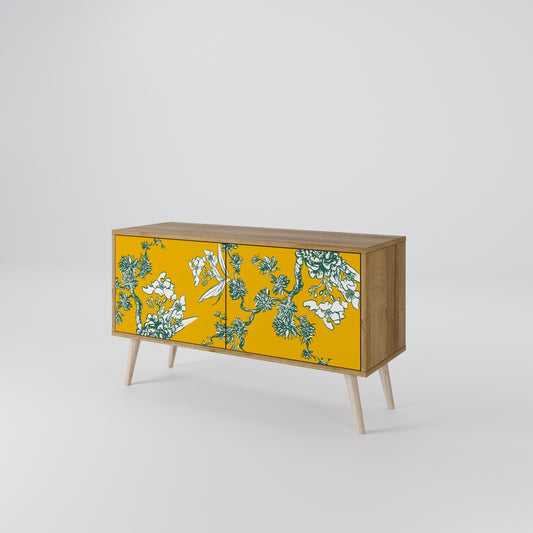 YELLOW CHINOISERIE Kompaktes 2-türiges TV-Lowboard
