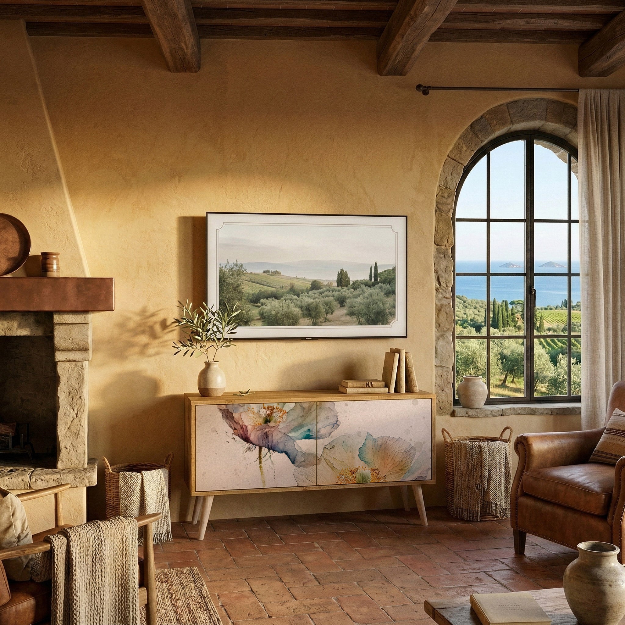 SOFTEN POPPY Kompaktes 2-türiges TV-Lowboard