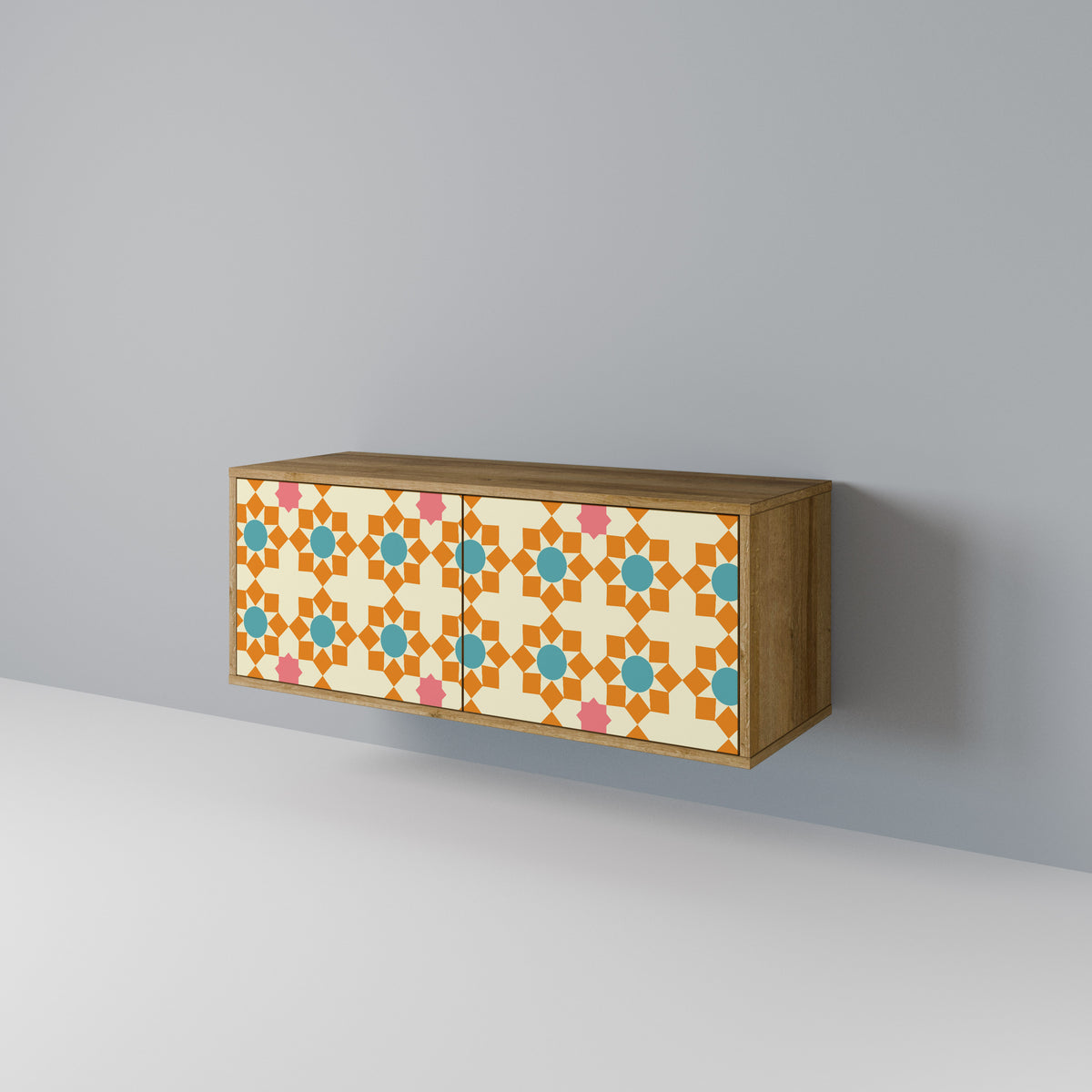 FLORAL DECOR Kompaktes 2-türiges TV-Lowboard