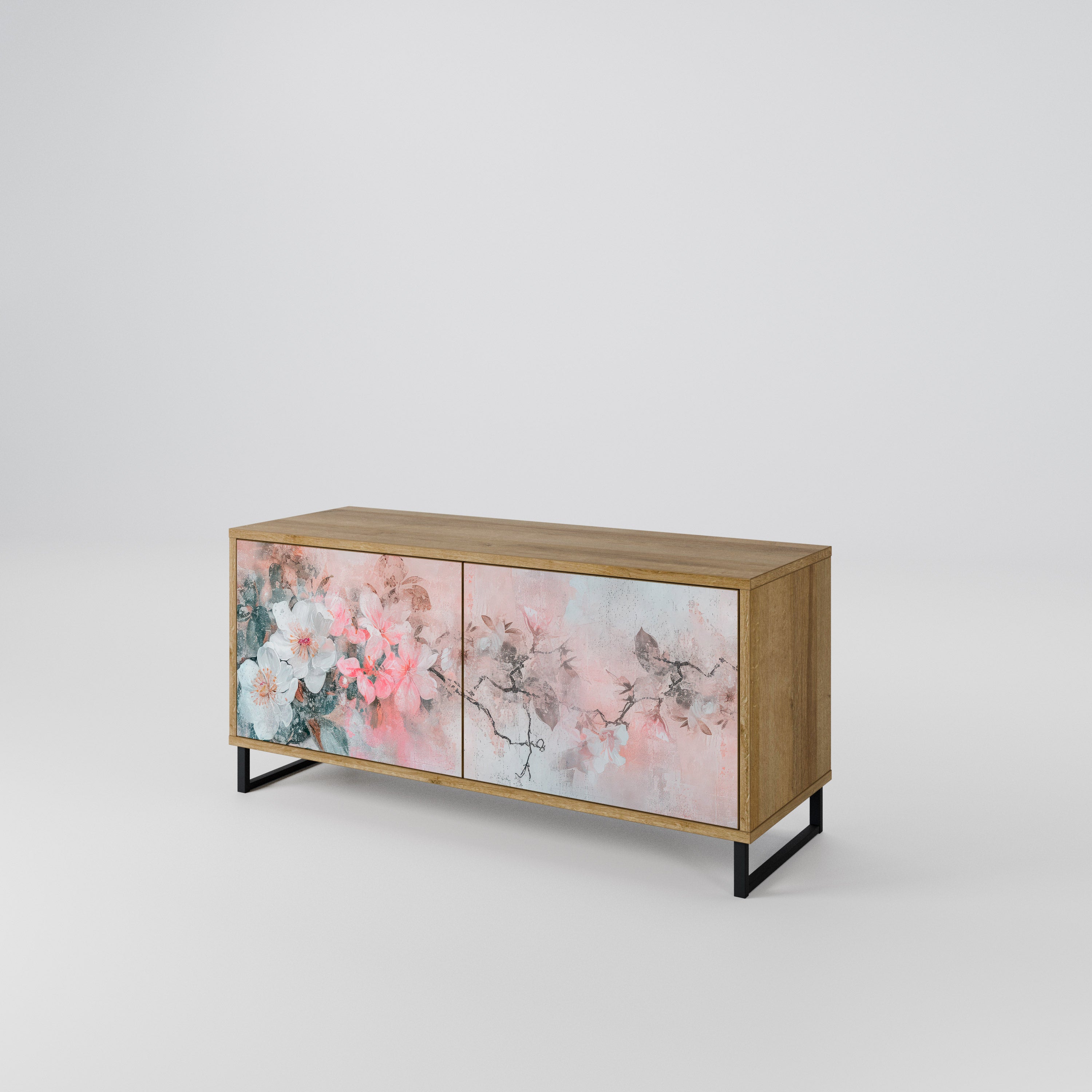 CHERRY BLOSSOM Compact 2-Door TV Cabinet