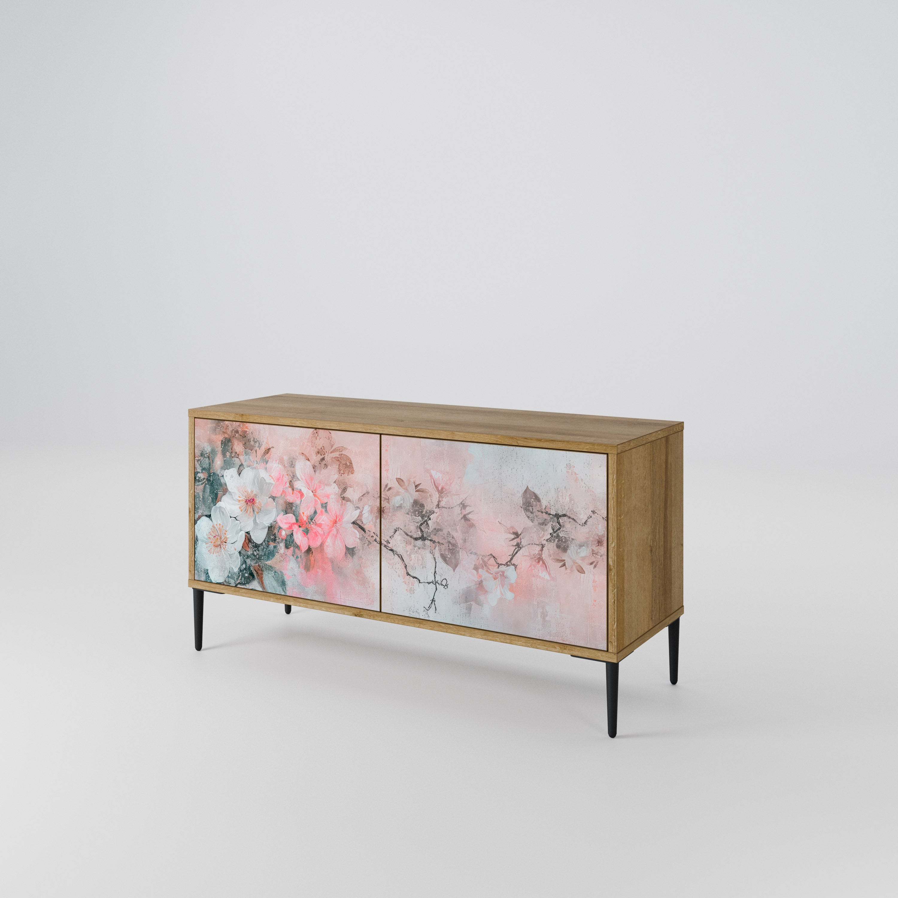 CHERRY BLOSSOM Compact 2-Door TV Cabinet