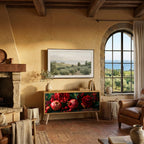 DAHLIAS AND POMEGRANATES Kompaktes 2-türiges TV-Lowboard