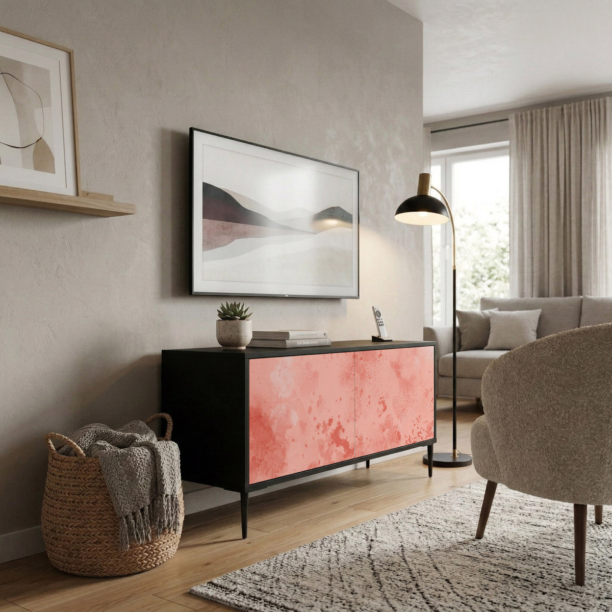 CRANE DANCE Compact 2-Door TV Cabinet