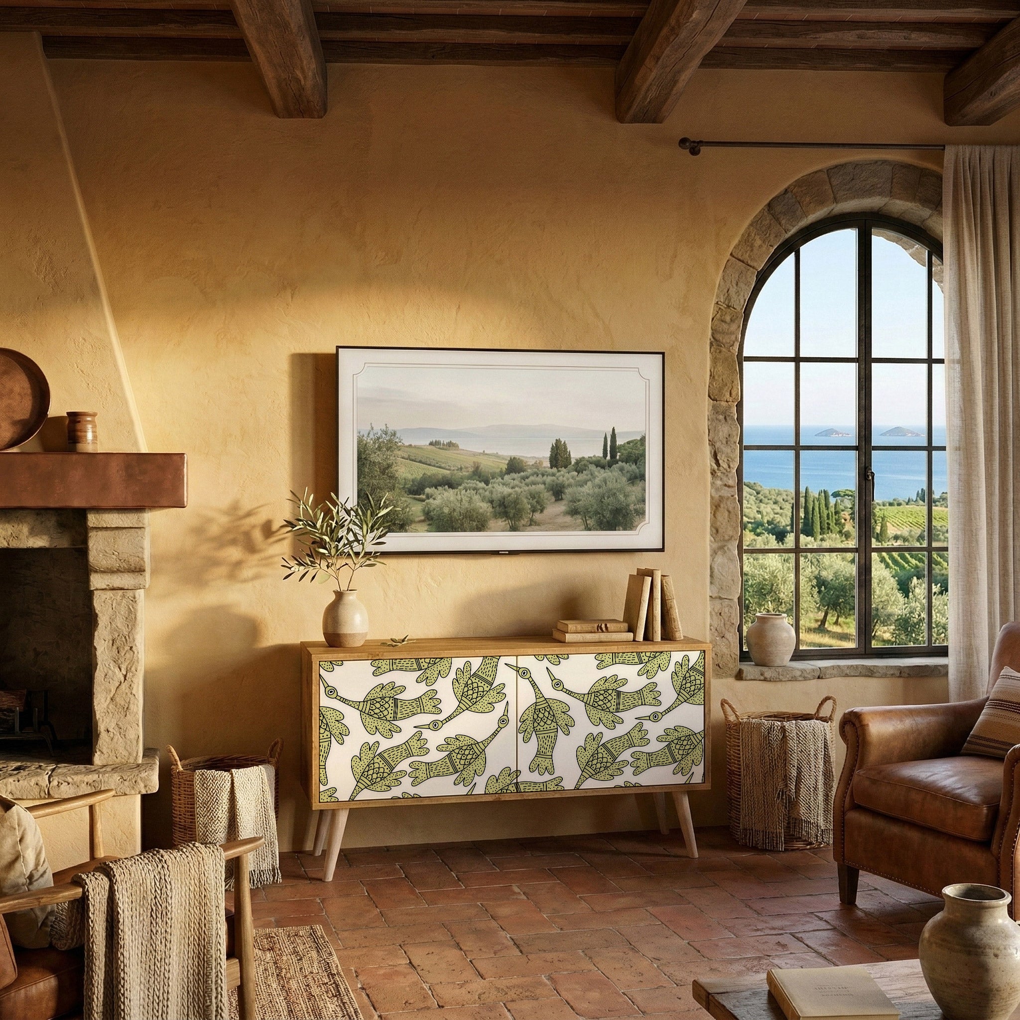 SEEDLING SONGBIRD Kompaktes 2-türiges TV-Lowboard