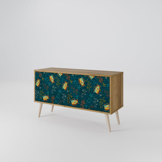 AUTUMN INSECTS Compact 2-Door TV Cabinet