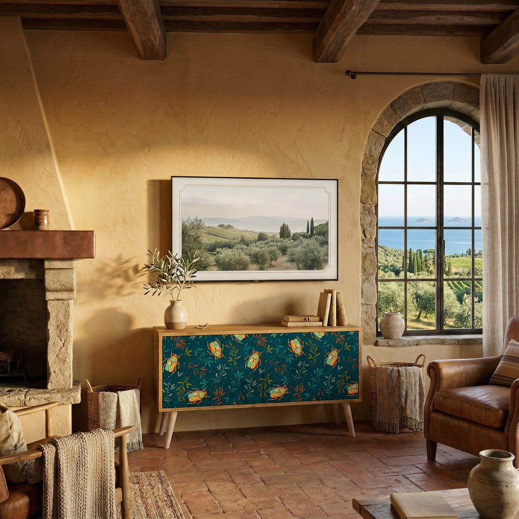 AUTUMN INSECTS Kompaktes 2-türiges TV-Lowboard