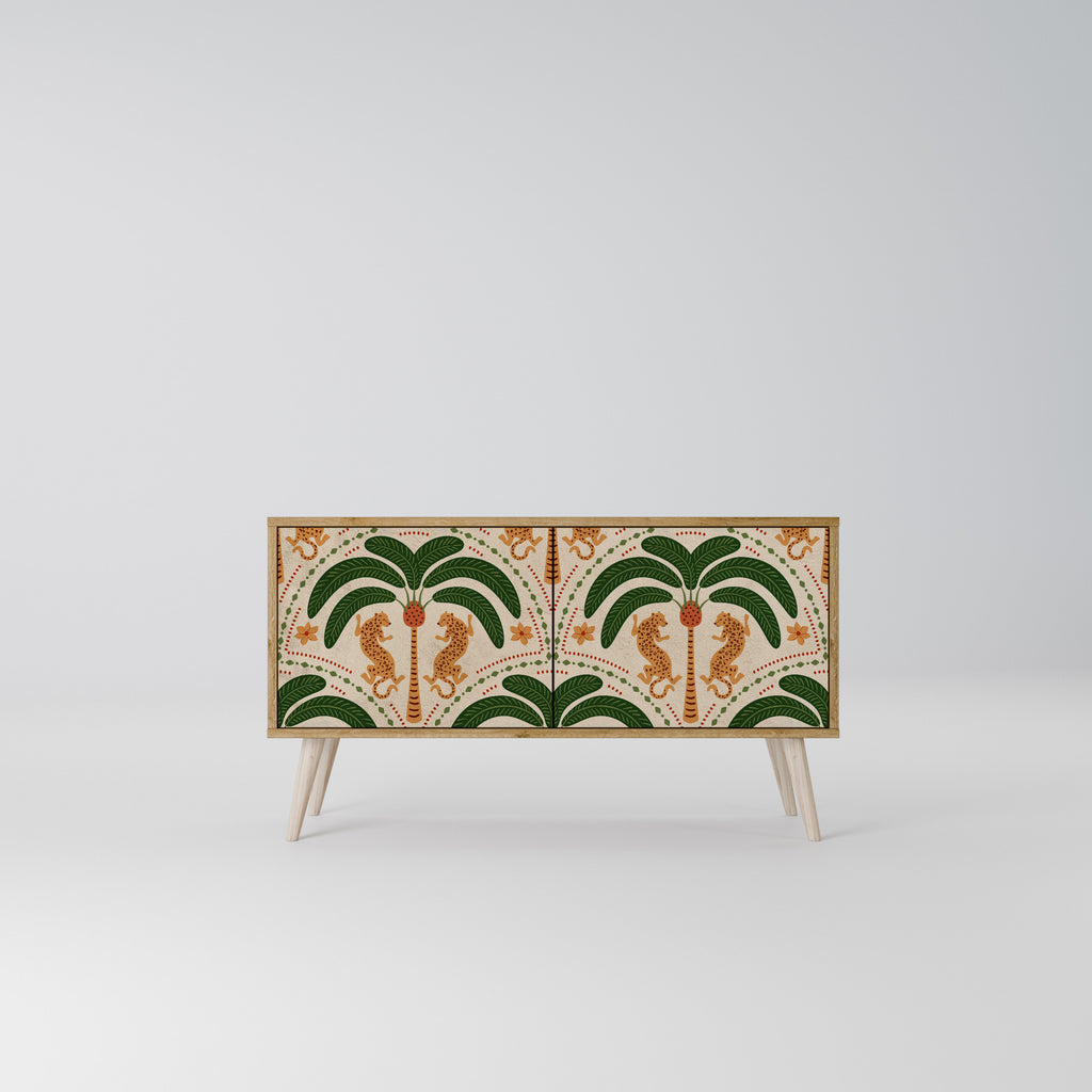 DANCING PREDATORS Kompaktes 2-türiges TV-Lowboard