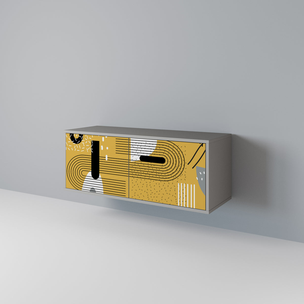 SHAPESHIFT SYMPHONY Kompaktes 2-türiges TV-Lowboard